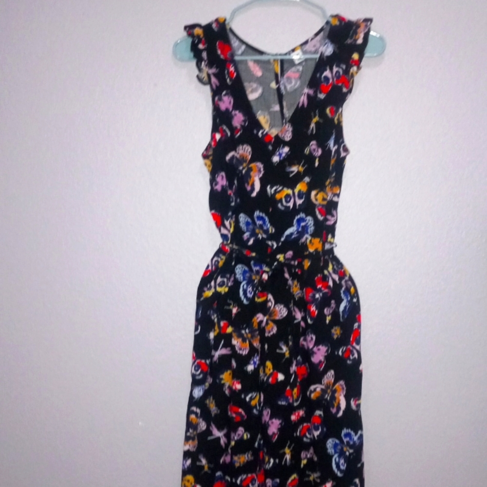 Black jumpsuit with Butterflys